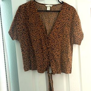 H&M Cheetah Top